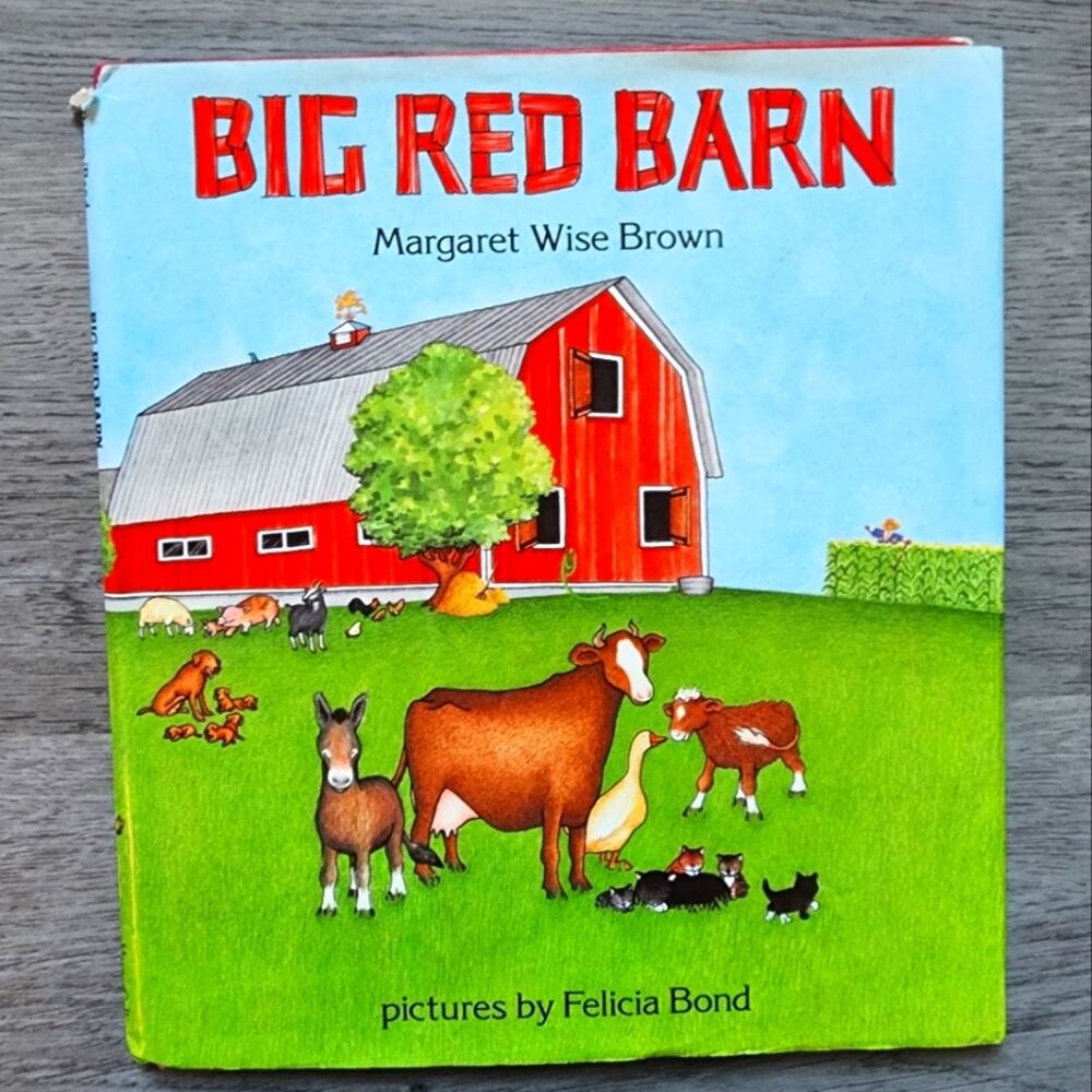Big Red Barn Children's Illustrated Fiction Hardcover Book